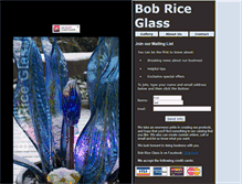 Tablet Screenshot of bobriceglass.com